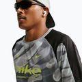 Tricou de alergare pentru bărbați Nike Dri-FIT Printed SS smoke grey/black/light lemon twist 6