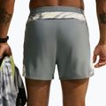 Pantaloni scurți de alergare pentru bărbați Nike Dri-Fit 4" smoke grey/black/light lemon twist 5