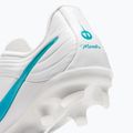 Încălțăminte de fotbal pentru copii Nike Tiempo Maestro Academy Jr FG/MG white/white/dusty cactus 7