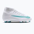 Încălțăminte de fotbal pentru copii Nike Mercurial Superfly 11 Club Jr MG white/dusty cactus
