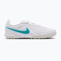 Încălțăminte de fotbal pentru copii Nike Tiempo Maestro Academy Jr TF white/white/dusty cactus