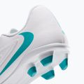 Încălțăminte de fotbal pentru copii Nike Phantom 6 Low Club Jr MG white/white/dusty cactus 6