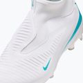 Încălțăminte de fotbal pentru copii Nike Phantom 6 High Academy Jr FG/MG white/white/dusty cactus 6