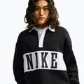 Bluză pentru femei Nike Studio Fleece Medium Weight total black/sail/sail 4