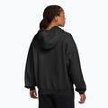 Bluză pentru femei Nike Studio Fleece Medium Weight Oversized Full Zip total black/sail 2