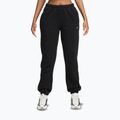 Pantaloni pentru femei Nike Studio Fleece total black/sail
