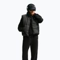 Pantaloni pentru femei Nike Studio Fleece Medium Weight total black/sail 4