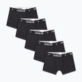 Boxeri bărbați Nike Jordan Cotton Trunk 5 bucăți Negri