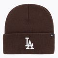 Căciulă de iarnă 47 Brand MLB Los Angeles Dodgers Sox Haymaker brown