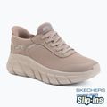 Încălțăminte pentru femei SKECHERS Bobs B Flex Hi Linear Force gray