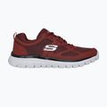 Pantofi bărbați SKECHERS Burns Agoura burgundy 2