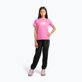 Tricou pentru copii New Balance Jersey Stacked Logo Tee pink satin 2
