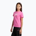Tricou pentru copii New Balance Jersey Stacked Logo Tee pink satin 4