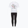 Set pentru copii New Balance Floral Shoe Graphic Tee and Legging nb bright white
