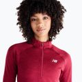 Longsleeve de alergare pentru femei New Balance Athletics Heat Grid 1/2 Zip podium red 4