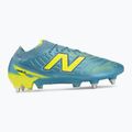 Încățăminte de fotbal New Balance Tekela Elite Low V5 SG metallic blue/alkaline green/team navy 2