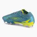Încățăminte de fotbal New Balance Tekela Elite Low V5 SG metallic blue/alkaline green/team navy 3