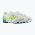 Încălțăminte de fotbal pentru copii New Balance Furon Team V9 FG white/alkaline green 4