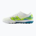Încălțăminte de fotbal pentru copii New Balance Furon Team V9 TF white/alkaline green 2