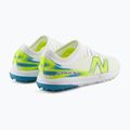 Încălțăminte de fotbal pentru copii New Balance Furon Team V9 TF white/alkaline green 4