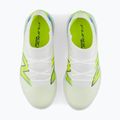 Încălțăminte de fotbal pentru copii New Balance Furon Team V9 TF white/alkaline green 6