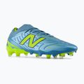Încățăminte de fotbal New Balance Tekela Pro Low V5 FG metallic blue/alkaline green/Team Navy
