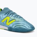Încățăminte de fotbal New Balance Tekela Team Low V5 IN metallic blue/alkaline green/team navy 7