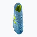 Încățăminte de fotbal New Balance Tekela Team Low V5 IN metallic blue/alkaline green/team navy 5