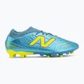 Încălțăminte de fotbal pentru copii New Balance Tekela Team V5 FG metallic blue/alkaline green 2