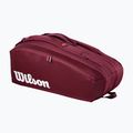 Geantă de tenis Wilson Defyer Racket Bag 9Pk V1 red