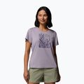 Tricou pentru femei Columbia Parsons Point Scoop Tee lavender pearl heather/canopy view