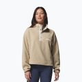 Bluză fleece pentru femei Columbia Helvetia II Cropped Half Snap Fleece ancient fossil/dark stone/chalk 5