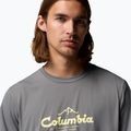 Tricou pentru bărbați Columbia Zero Rules Light Graphic Crew city grey/scripted peaks 5