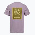 Tricou pentru bărbați Columbia CSC Basic Logo Back Tee shale purple/linework c badge 2