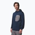 Bluză de trekking pentru bărbați Columbia Tall Heights Hdd Grid Fleece Full Zip collegiate navy/city grey