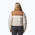 Geacă izolată pentru femei Columbia Puffect III Cropped dark stone/camel brown 3