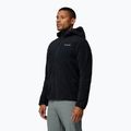 Bluză fleece pentru bărbați Columbia Pacific Arch 200 Hooded FZ Fleece Black 4