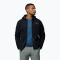Bluză fleece pentru bărbați Columbia Pacific Arch 200 Hooded FZ Fleece Black 5