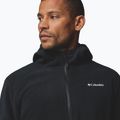 Bluză fleece pentru bărbați Columbia Pacific Arch 200 Hooded FZ Fleece Black 6
