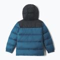 Geacă izolată pentru copii Columbia Puffect Hooded Phoenix Blue/Black 2