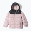 Geacă izolată pentru copii Columbia Puffect Hooded Mineral Pink/Black