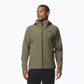 Geacă softshell pentru bărbați Columbia Tennen Mountain Hooded Softshell stone green
