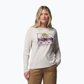 Longsleeve pentru femei Columbia Parsons Point LS Graphic Tee dark stone heather/all terrain