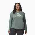 Longsleeve pentru femei Columbia Parsons Point LS Graphic Tee sedona sage heather/all terrain