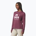 Longsleeve pentru femei Columbia Parsons Point LS Graphic Tee antique mauve heather/all terrain 4