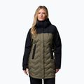 Palton cu puf pentru femei Columbia Mountain Croo III Mid Down stone green/black