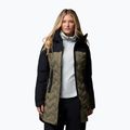 Palton cu puf pentru femei Columbia Mountain Croo III Mid Down stone green/black 5