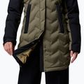 Palton cu puf pentru femei Columbia Mountain Croo III Mid Down stone green/black 9