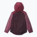 Geacă de ploaie pentru copii Columbia Rainy Trails III Fleece Lined moonvista/rich wine/antique mauve 2