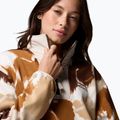 Bluză fleece pentru femei Columbia Sequoia Grove II Printed Half Zip camel brown ikatbloom 5